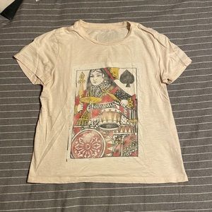 Lucky Brand Queen of spades t-shirt